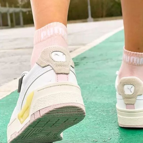 PUMA | Women’s Cali Dream | US 7/ EU 37.5 | WHITE-MARSHMALLOW-CHALK PINK | BNIB - Picture 3 of 16